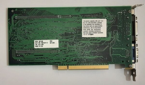 Matrox Millennium PCI Grafikkarte (IS-STORM R2, MIL/4N, 4MB, 1996) - Image 4