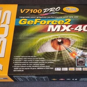 ASUS V7100 Pro AGP Grafikkarte (nvidia GeForce2 MX-400, 32MB, 2001, retro, OVP)