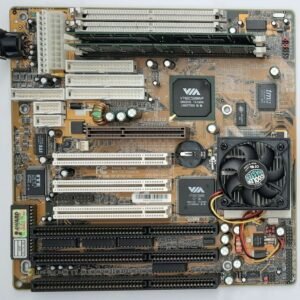 Shuttle HOT-591P Super Sockel 7 ISA AGP Mainboard + AMD K6-2 400MHz + 192MB RAM