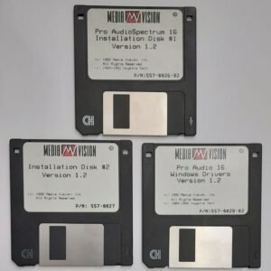 Media Vision Pro Audio Spectrum 16 Treiber Disketten (PAS16, retro, 1992)
