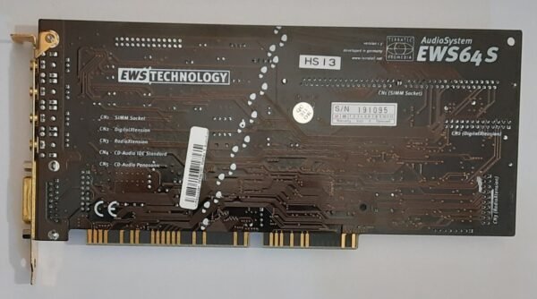 Terratec AudioSystem EWS64S ISA Soundkarte (AD1816AJS, SAM9407, retro, 1998) - Image 4