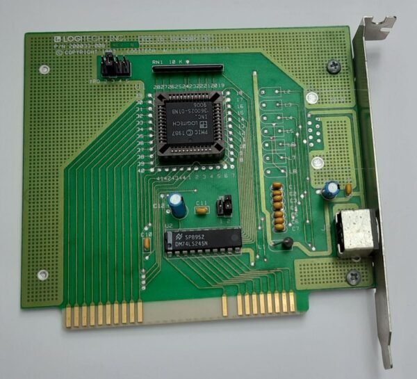 Logitech 200033-00B 8-bit ISA Controller (DZL6QBP7-3F, bus mouse, retro, 1988) - Image 2