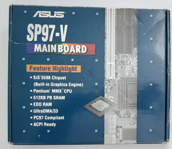 ASUS SP97-V Sockel 7 ISA PCI retro Mainboard OVP