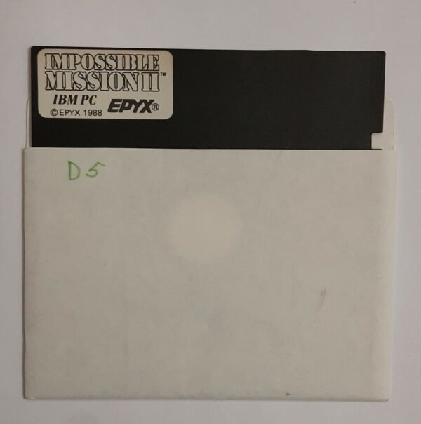 Impossible Mission II DOS 5,25" Diskette