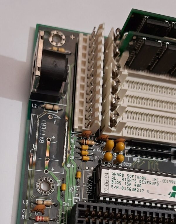 PowerTech MB455 VLB ISA 486 retro Mainboard + AMD 80486DX4 100MHz + 32MB RAM - Image 4