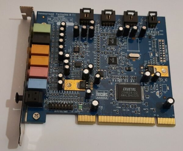 Hercules Gamesurround Fortissimo III 7.1 PCI Soundkarte (Crystal CS4624, 2002) - Image 2