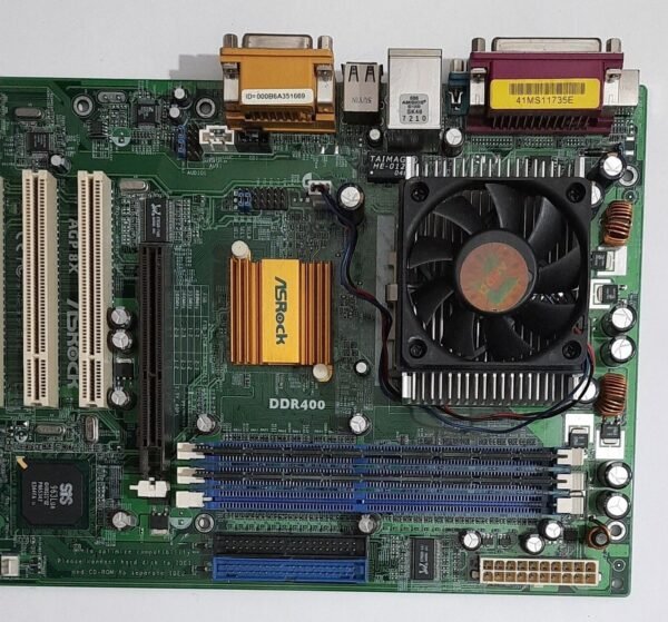Asrock K7S8X Sockel A AGP retro Mainboard + AMD Athlon XP 2400+ + 1GB DDR RAM - Image 3