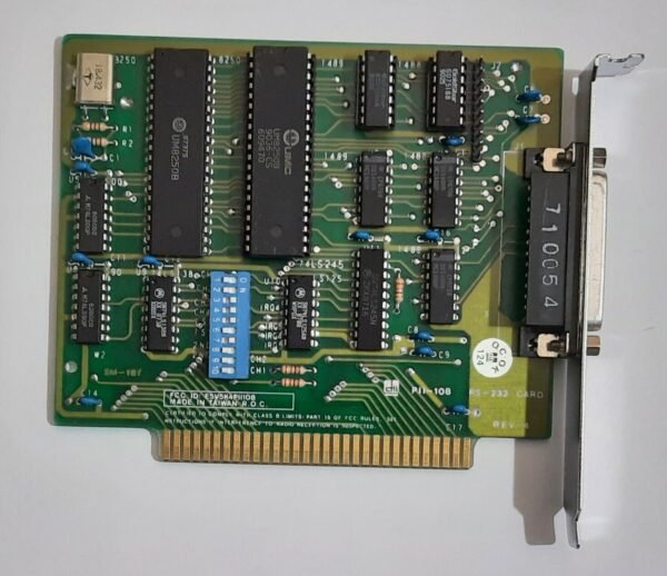dtk PII-108 8-bit ISA Controller (RS-232 Card, COM-Port, seriell, 1987)