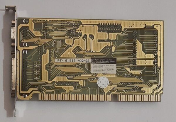 Pine PT-606 ISA Multi-I/O IDE Floppy Controller (UMC UM82C863F, retro, 1992) - Image 4