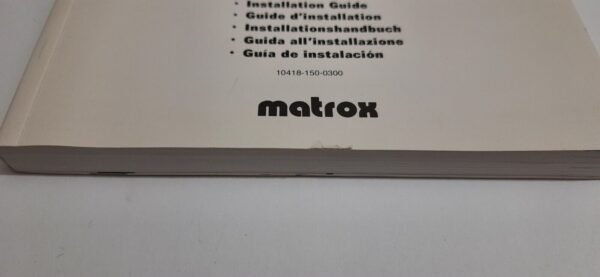 Matrox Millennium MGA-MIL Installation guide / Installationshandbuch (1995) - Image 2