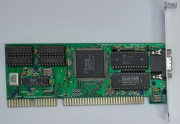 Trident 9016X2/4 LT2 REV. B ISA Grafikkarte (TVGA9000B, 512KB, 1992)