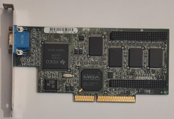 Matrox Millennium II AGP Grafikkarte (MIL2A/4/OEM, 2164W, 4MB, 1997)