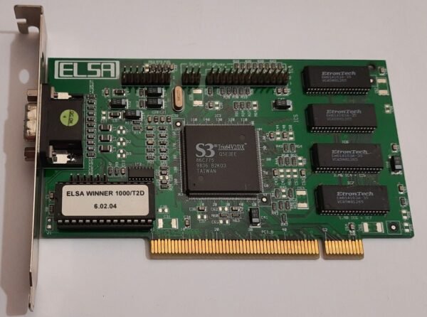 ELSA Winner 1000/T2D PCI Grafikkarte (S3 Trio64V2/DX, 86C775, 2MB, 1998) - Image 2