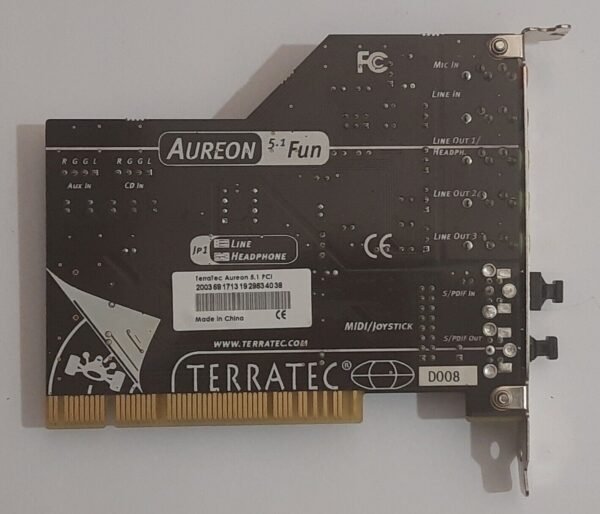 Terratec Aureon 5.1 Fun PCI Soundkarte (TTP8, CMI8738, 2006) - Image 4