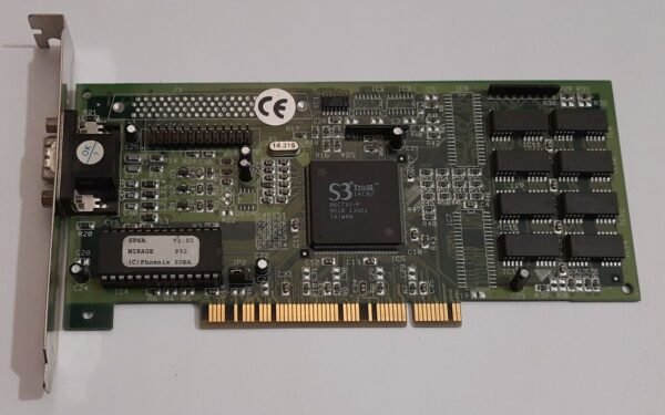 SPEA Mirage P32 Rev. 20A01 PCI Grafikkarte (S3 Trio32, 86C732-P, 1MB, 1995) - Image 2