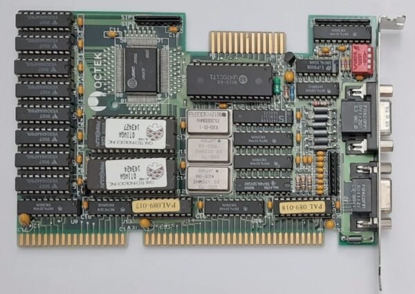 Octek OVGA ISA VGA Grafikkarte (UMC UM587F, 256KB, EGA, retro, 1990)