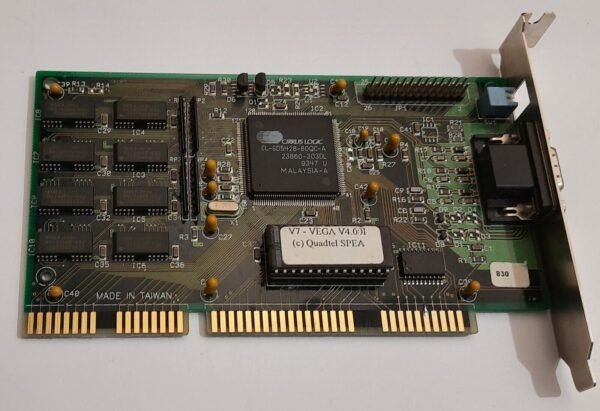 SPEA V7-VEGA ISA Grafikkarte (12C04, Cirrus Logic CL-GD5428, 1MB, retro, 1993) - Image 2