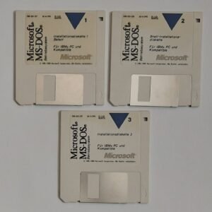 Microsoft DOS 4.01 Installationsdisketten