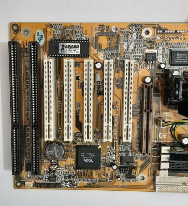 SuperTek ST-P3VFA Slot 1 ISA AGP retro Mainboard + Pentium III 600MHz + 256MB - Image 2
