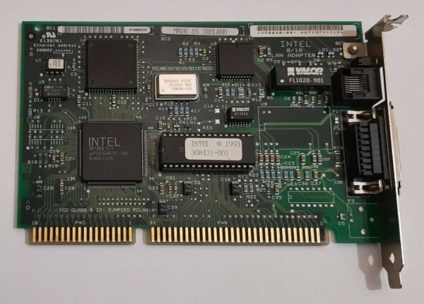Intel 8/16 LAN Adapter ISA Netzwerkkarte (RJ45, 1993) - Image 2