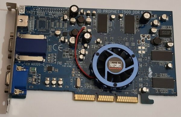 Hercules 3D Prophet 7500 AGP Grafikkarte (ATI Radeon 7500, 64MB, 2002) - Image 2