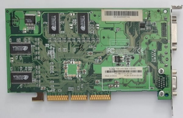 Sapphire Radeon 7500 AGP Grafikkarte (ATI, 64MB DDR, V/D/VO, retro, 2001) - Image 4