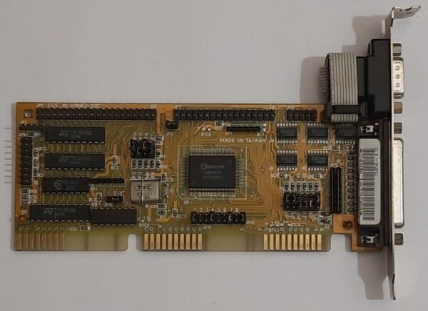 Elitegroup CI-92C ISA Multi-I/O IDE Floppy Controller (Winbond W83757F, 1992)