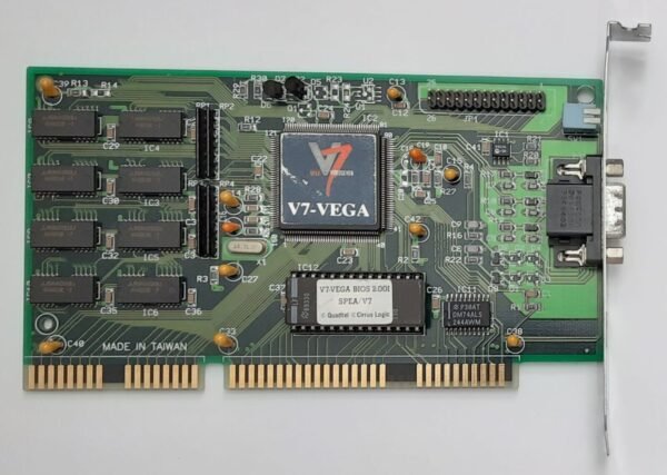 SPEA V7-VEGA ISA Grafikkarte (12A01, Cirrus Logic CL-GD5428, 1MB, retro, 1994)
