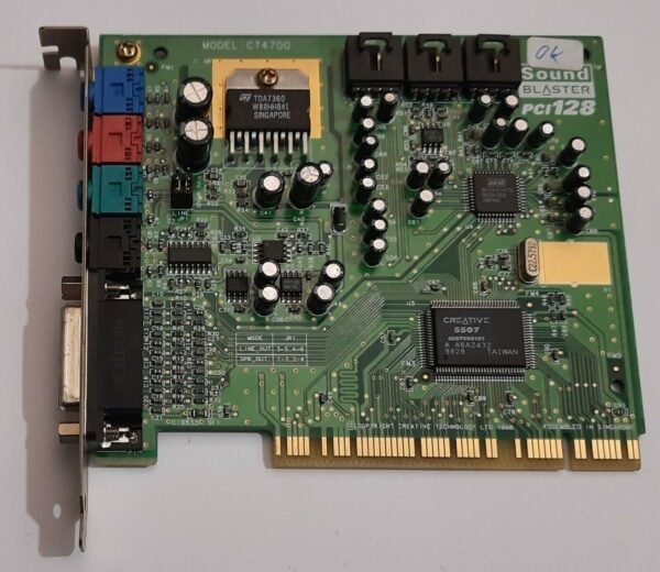 Creative Sound Blaster PCI 128 Soundkarte (CT4700, retro, 1998) - Image 2