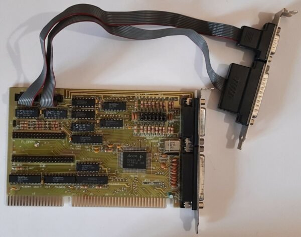 Kentech IDE-PLUS V2 Multi-I/O IDE Floppy ISA Controller (ACER M5105, 1991)