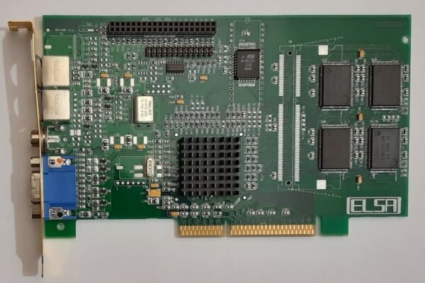 Elsa GLoria Synergy-A8 VIVO AGP Grafikkarte (3DLabs Permedia 2, 8MB, 1998)