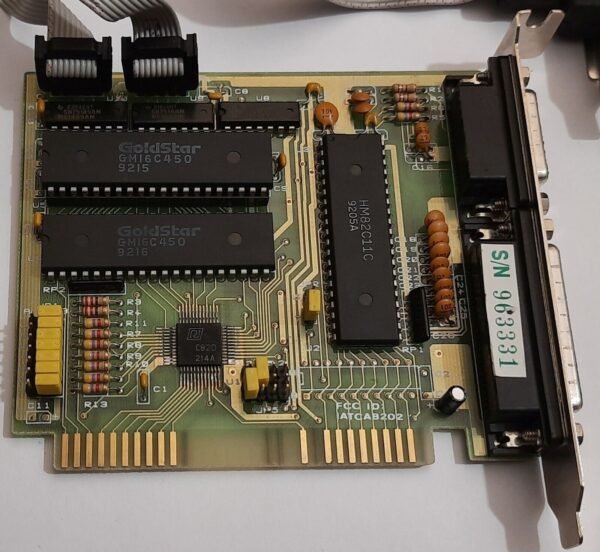 JPN CA8202 ISA 8-bit Multi-I/O Controller (COM, LPT, RS-232, parallel, 1992) - Image 2