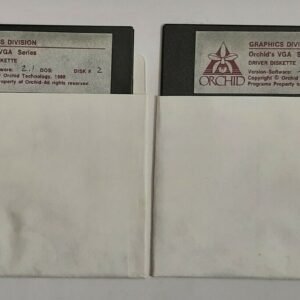 Orchid's VGA Series Treiberdisketten 5.25" (retro, 1988 )