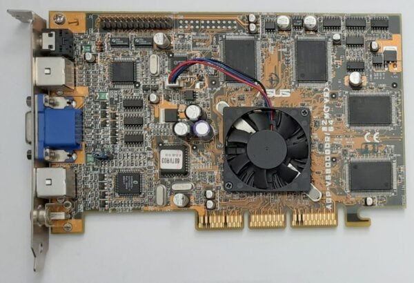 ASUS V6800 Deluxe AGP Grafikkarte (nvidia GeForce 256 DDR, 32MB, retro, 2000)