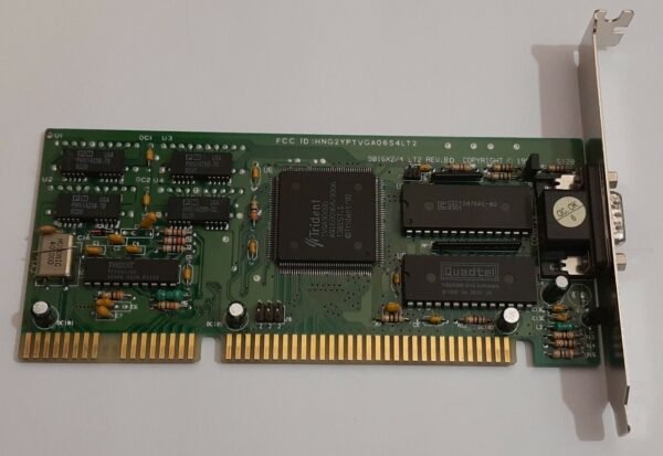 Trident 9016X2/4 LT2 REV. BD ISA Grafikkarte (TVGA9000B, 512KB, retro, 1993) - Image 2
