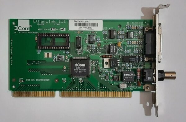 3COM EtherLink III 3C509 ISA Netzwerkkarte (BNC, Koax, 1993)