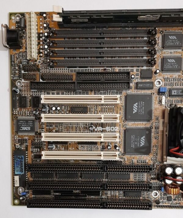 FIC VA-502 Sockel 7 ISA retro Mainboard + Pentium MMX 200MHz + 64MB RAM + manual - Image 2