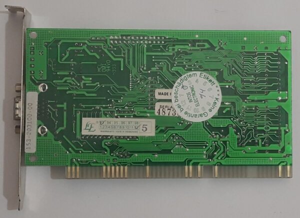 Trident 7133 Rev B1 ISA Grafikkarte (TVGA9000C, 512KB, 1993) - Image 4