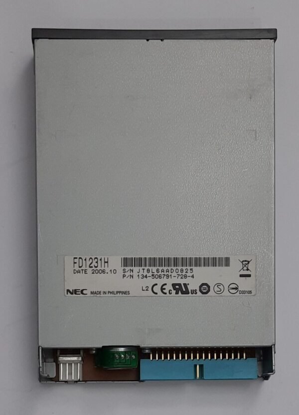 NEC FD1231H 1.44MB 3,5" Diskettenlaufwerk (anthrazit, retro) - Image 2