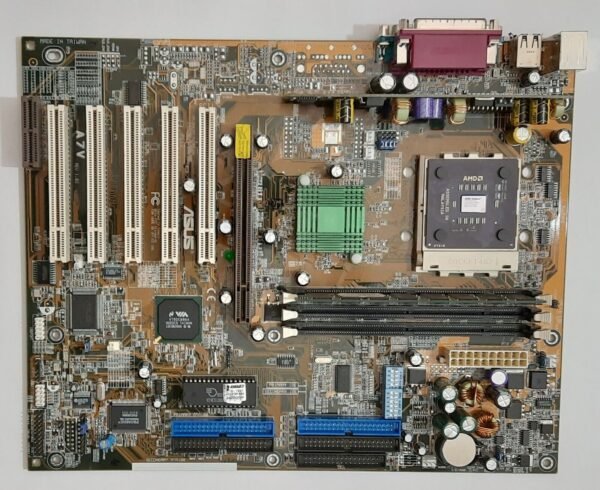 ASUS A7V 1.02 Sockel A retro AGP Mainboard + AMD Athlon 900MHz + 256MB SD-RAM