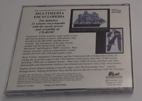 Multimedia Encyclopedia 1.5 (The Software Toolsworks, CD-ROM, MS-DOS, 1992) - Image 3