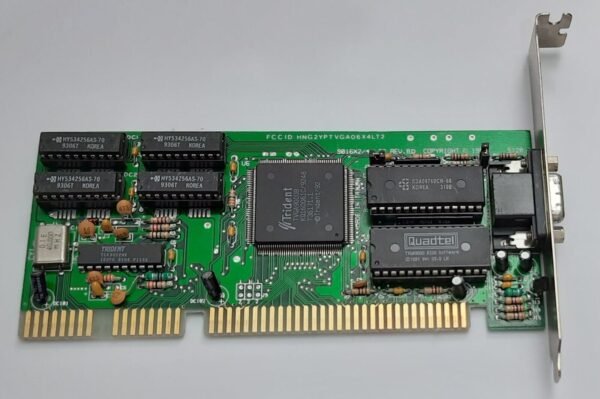 Trident 9016X2/4 LT2 REV. BD ISA Grafikkarte (TVGA9000B, 512KB, 1993) - Image 2