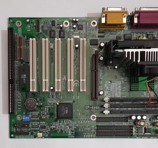 Epox EP-6VBA Slot 1 ISA AGP retro Mainboard + Pentium III 667MHz + 392MB RAM - Image 2