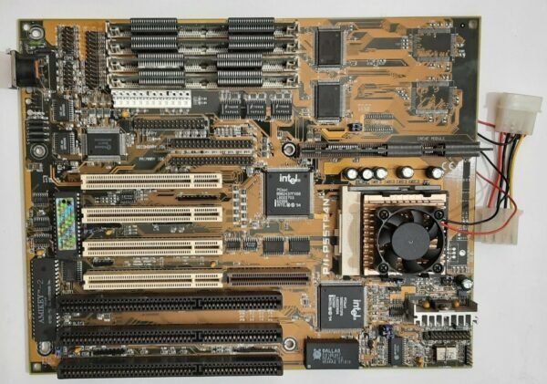 ASUS P/I-P55TP4N Sockel 7 ISA retro Mainboard + Intel Pentium 100 MHz + 32MB RAM