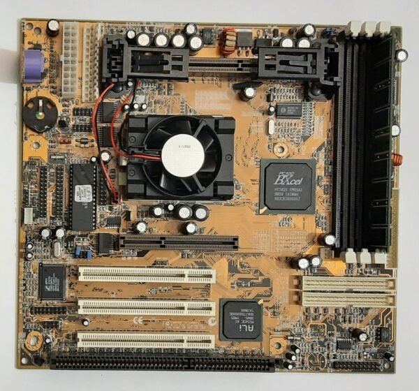 PCChips M726MRT Sockel 370 Slot 1 Mainboard + Intel Celeron 500MHz + 128MB