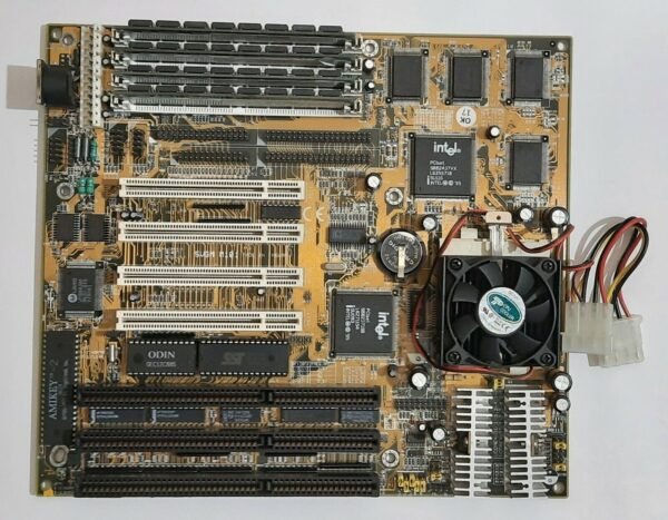 Chaintech 5VGM M101 Sockel 7 ISA retro Mainboard + Pentium 166MHz + 64MB RAM
