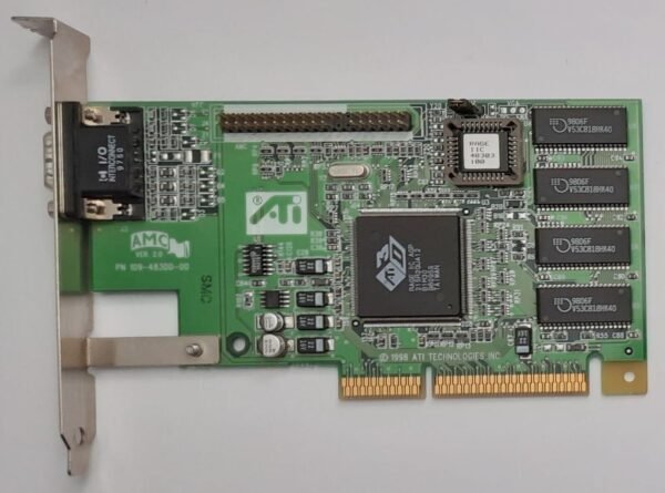 ATI 3D Rage IIC AGP Grafikkarte (109-48300-00, 4MB, 1998)