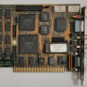 Video-7 VEGA 8-bit ISA EGA Grafikkarte (CHIPS P82C431/82C434A, 1987)