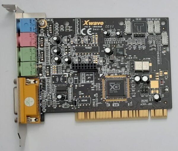 YAMAHA Xwave6000 PCI Soundkarte (A301-J80, Yamaha YMF754-R, retro, 2000)
