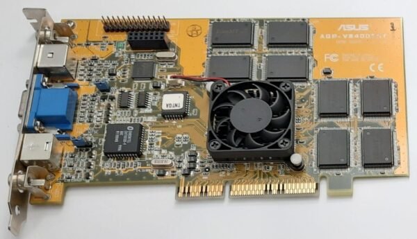 ASUS V3400 AGP Grafikkarte (nvidia Riva TNT, 16MB, retro, 1999) - Image 2
